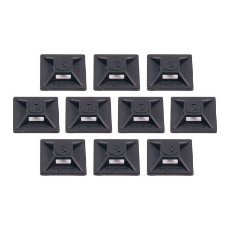 Ergodyne 3701Mini Adhesive Mount Replacements, 2 lb. Capacity, Black 19702